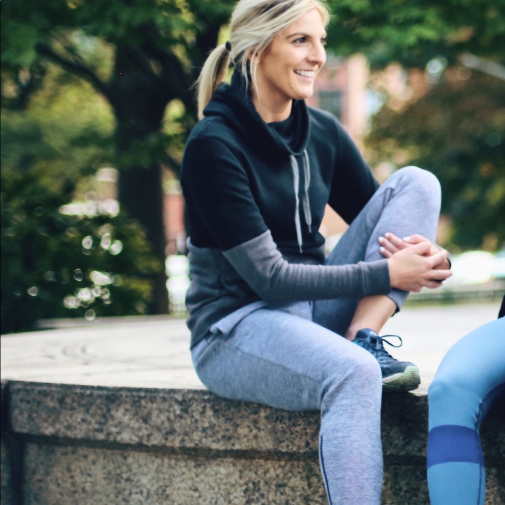 Two tone sweatshirt